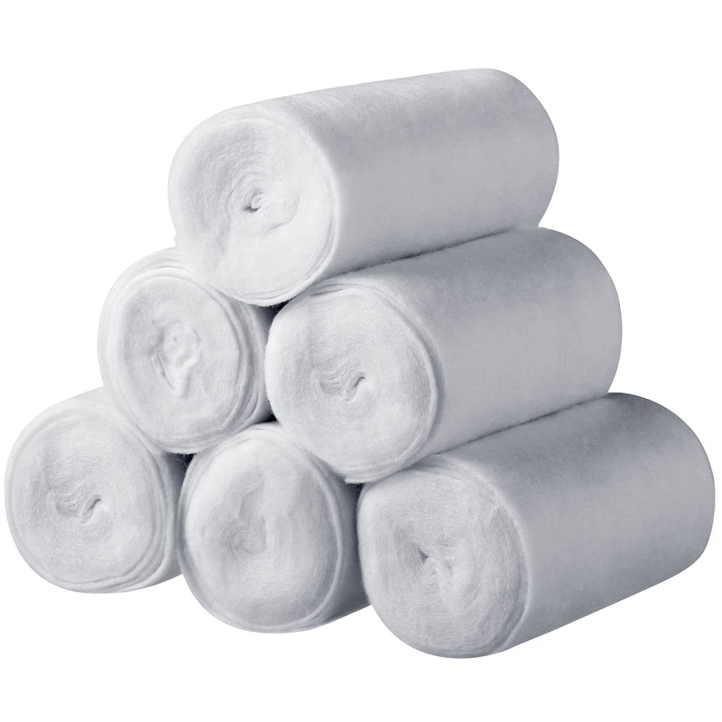 6 Rolls Cast Padding Soft Individual Pack Padding Use with Plaster Cloth Gauze Bandage for Halloween Wrap Bandage Art Projects, Body Casts, Mask Making, Hobby Craft, 4 Inch x 8.8 ft - NewNest Australia