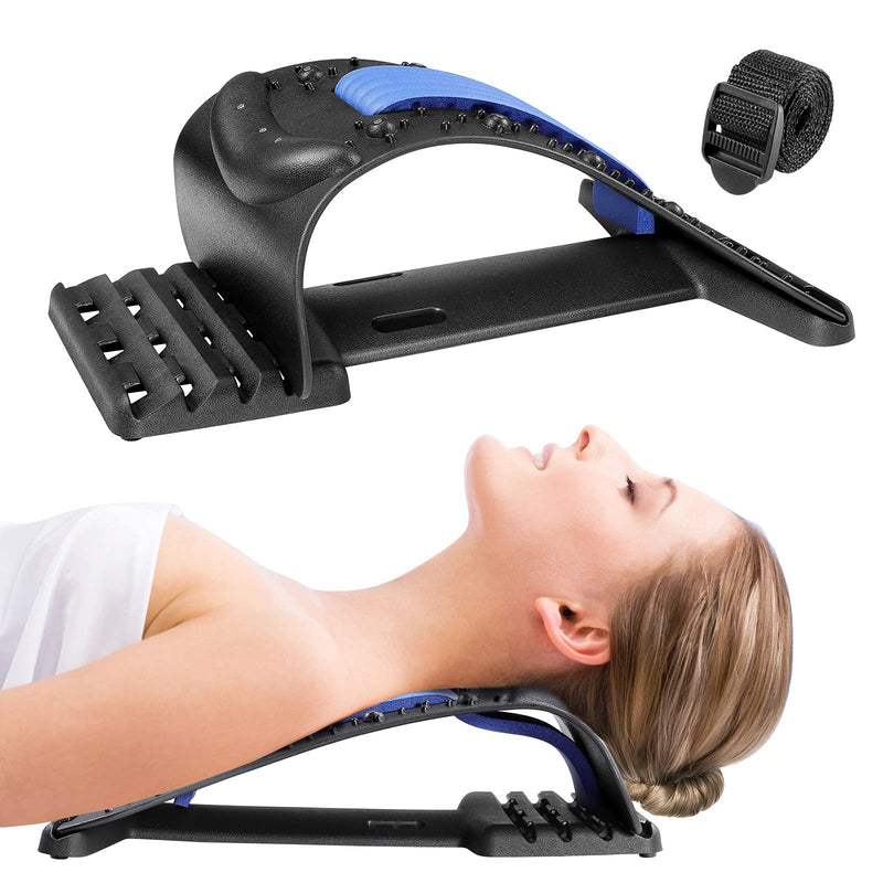 4- Level Neck Stretcher for Neck Pain Shoulder Pain Relief Adjustable Shoulder and Back Relaxer for Muscle Relax and Spine Alignment, Cervical Traction Device - NewNest Australia