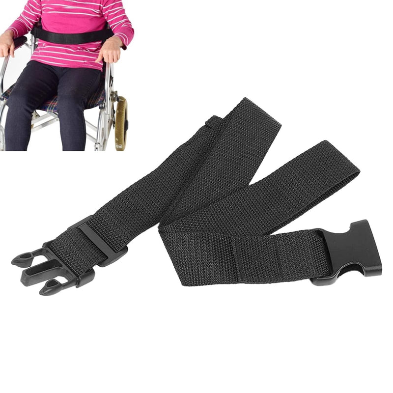 Wheelchair Lap Strap, 52in/132cm Long Adjustable Wheelchair Seat Belt Extender Safety Waist Leg Strap Chest Buckle for Mobility Scooter Wheelchair - NewNest Australia