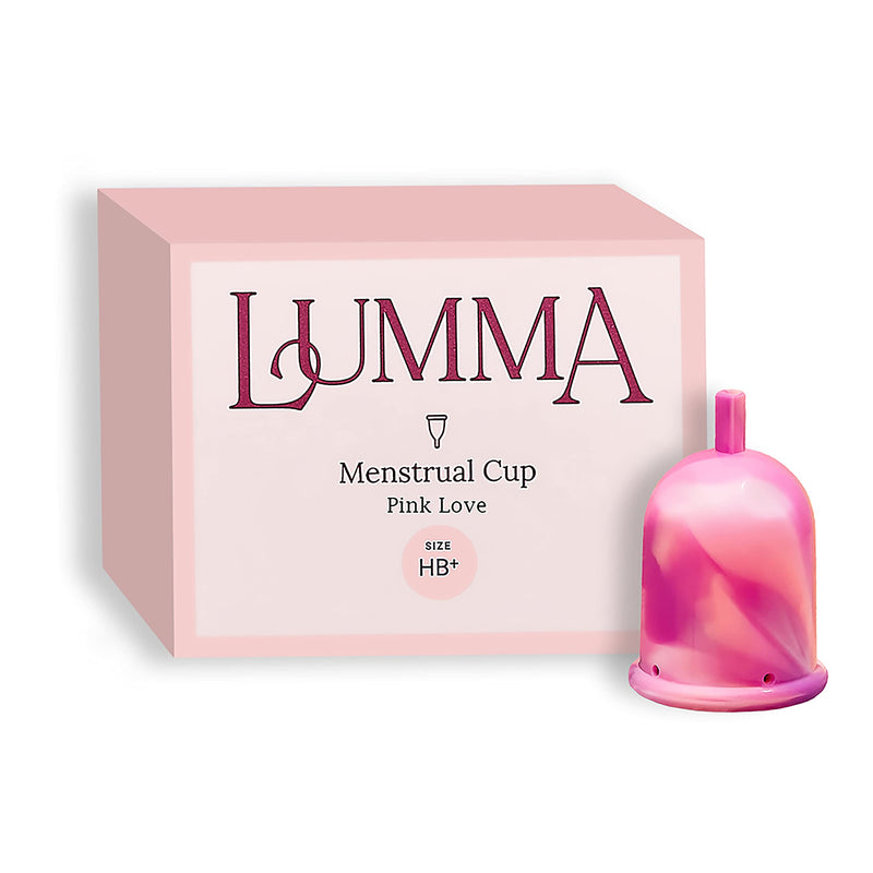 LUMMA® │ Flexible Menstrual Cups Made from Medical Grade Silicone│ Reusable Period Cup │Feminine Care │ Leak Free │ Comfortable and Very Soft │ Pink Love - MB - NewNest Australia