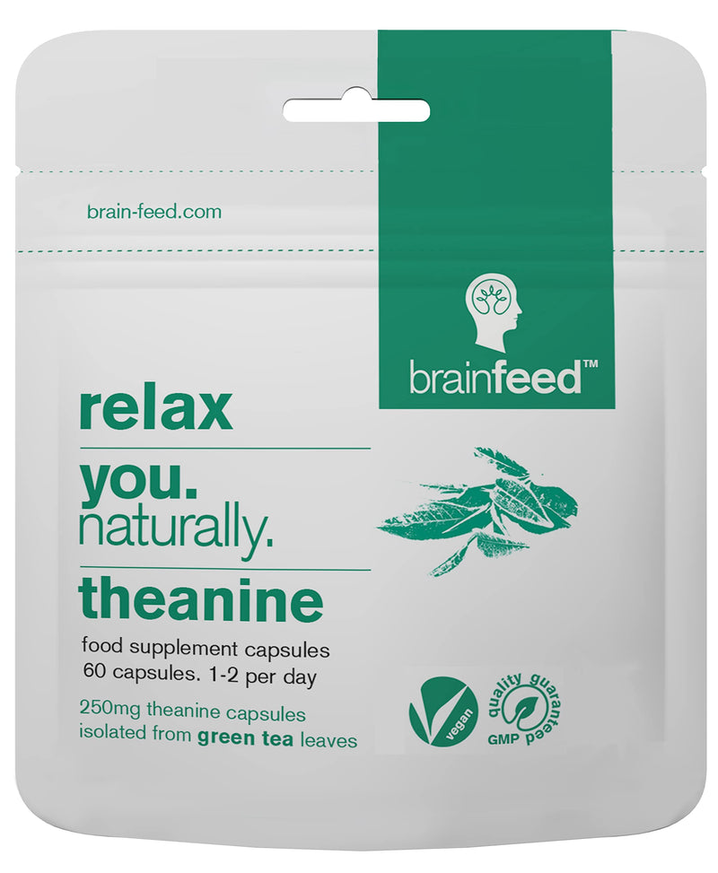 Natural L Theanine Capsules | 250mg Isolated L-Theanine Powder from Green Tea Extract | 60 Capsules – 1 Per Day | GABA Supplement Support | Aids Relaxation Without Sedation | Vegan Supplement - NewNest Australia