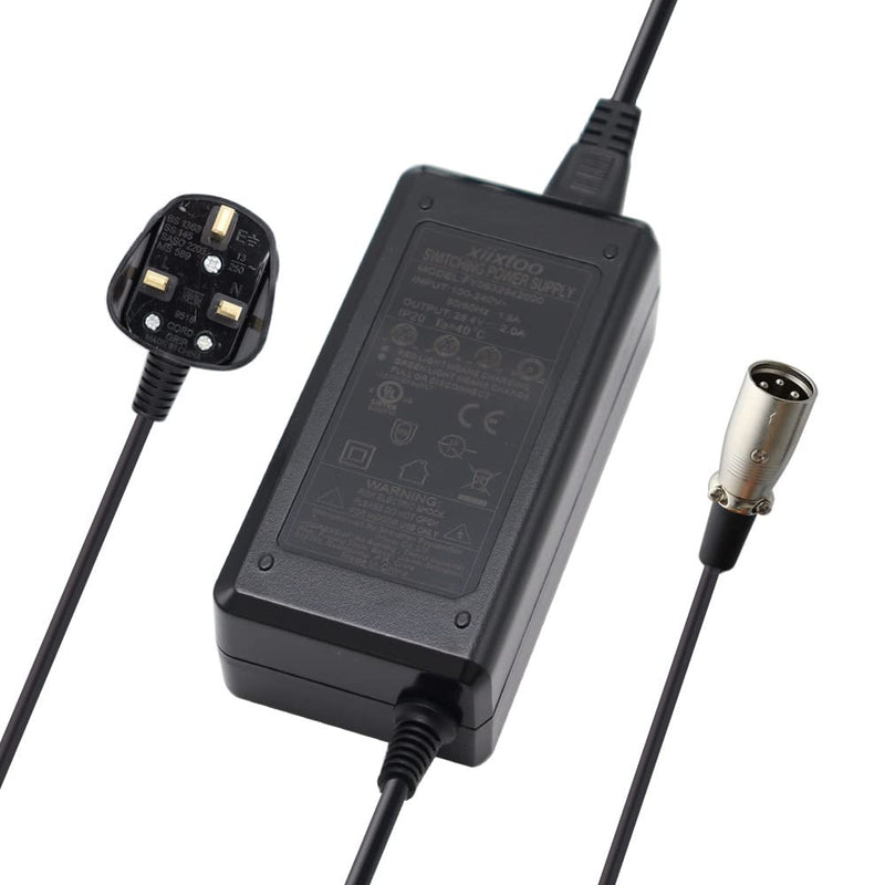 xiixtoo 24V 2A Mobility Wheelchair Battery Charger For Powerchair Pride ShopriderGo-Go Elite TravellerSC40E/SC44E, Ezip Mountain Trailz Schwinn 4.0 S400 S500 Jazzy Power Chair - NewNest Australia