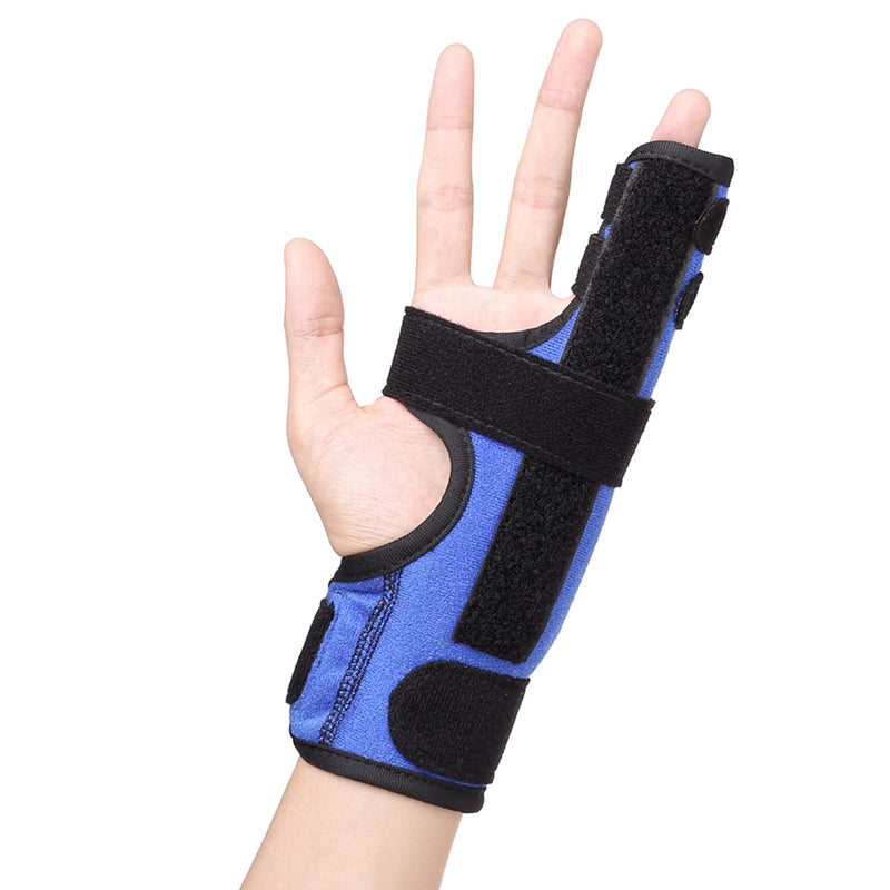 Scurnhau Pinky Finger Splint, Adjustable 4th or 5th Metacarpal Splint Hand Brace for Boxer’s Fracture, Broken Fingers, Arthritis, Tendonitis, Pain Relief, Fits Left Right Hand, S/M 1 - NewNest Australia