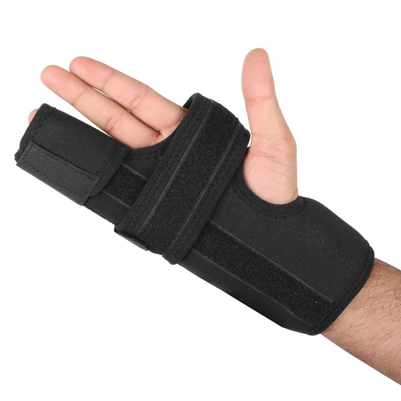 Scurnhau Pinky Finger Splint, Adjustable 4th or 5th Metacarpal Splint Hand Brace for Boxer’s Fracture, Broken Fingers, Arthritis, Tendonitis, Pain Relief, Fits Left Right Hand, L/XL 1 - NewNest Australia