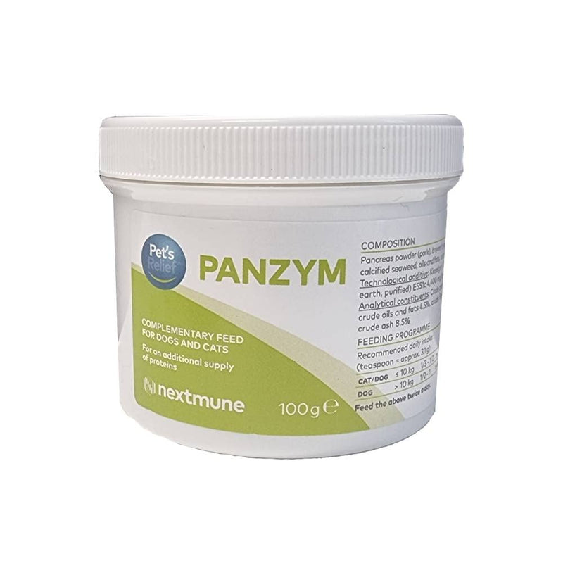 Pet's Relief Panzym Powder 100g - PawsPlanet Australia