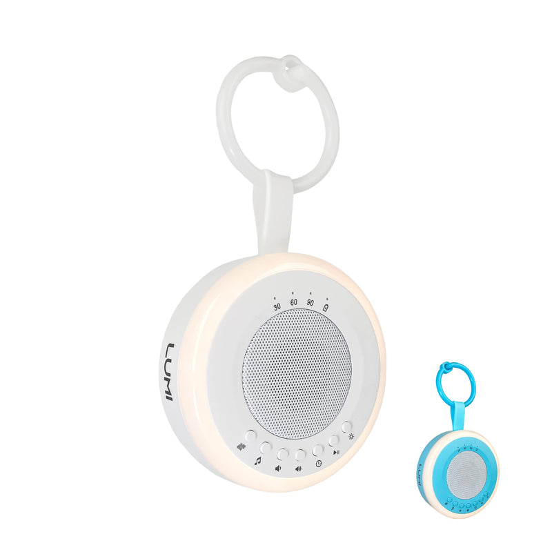 LUMI | Portable White Noise Machine | White Noise Machine Baby | Baby Sleep Aid | 16 Sounds | 3 Light Levels | Sleep Aid for Adults, Kids & Babies | Rechargeable - NewNest Australia
