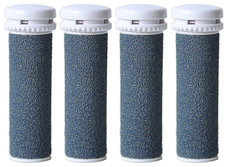Hsthe Sea 4 Pack Extra Coarse Mineral Replacement Rollers Mineral Replacement Rolls for Emjoi Micro Pedi Callus Remover Refill Rollers (grey) - NewNest Australia