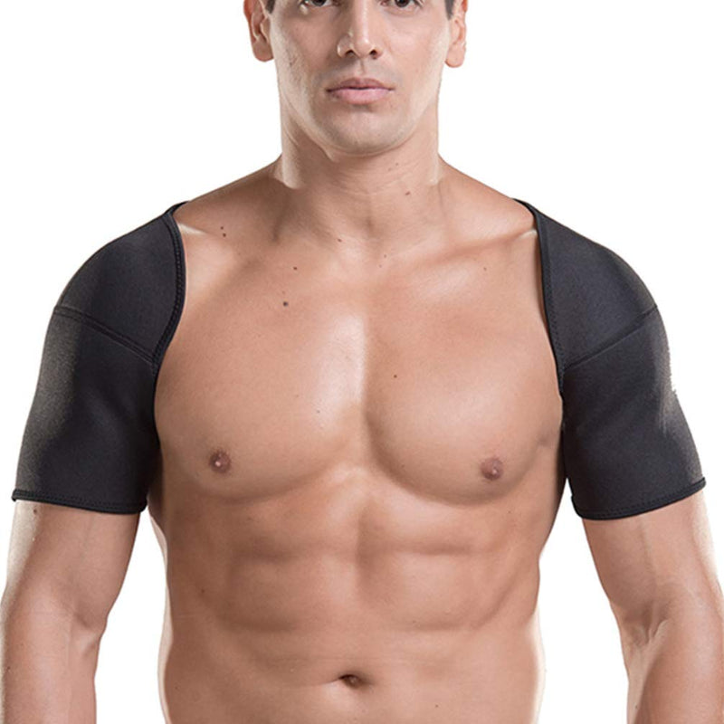 Artibetter SBR Double Shoulder Support for Women Men Rotator Cuff Adjustable Shoulder Support for Shoulder Pain Relief Joint Subluxation (Size M) - NewNest Australia
