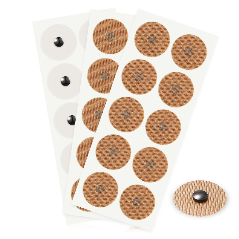 Nuanchu Magnetic Acupressure Patches 3 Sheets 30 Magnets Adhesive Pain Magnets Acupressure Magnet Acupressure Magnetic Plaster for Knee Back Foot Relief Replacement Kit - NewNest Australia