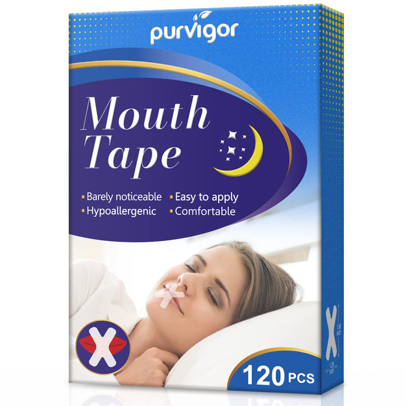 Sleep Strips, 120 Pcs Advanced Gentle Mouth Tape for Nose Breathing, Less Mouth Breathing, Anti Snoring Mouth Strips for Men Women, Stop Snoring Solution Device, Improved Nighttime Sleeping - NewNest Australia