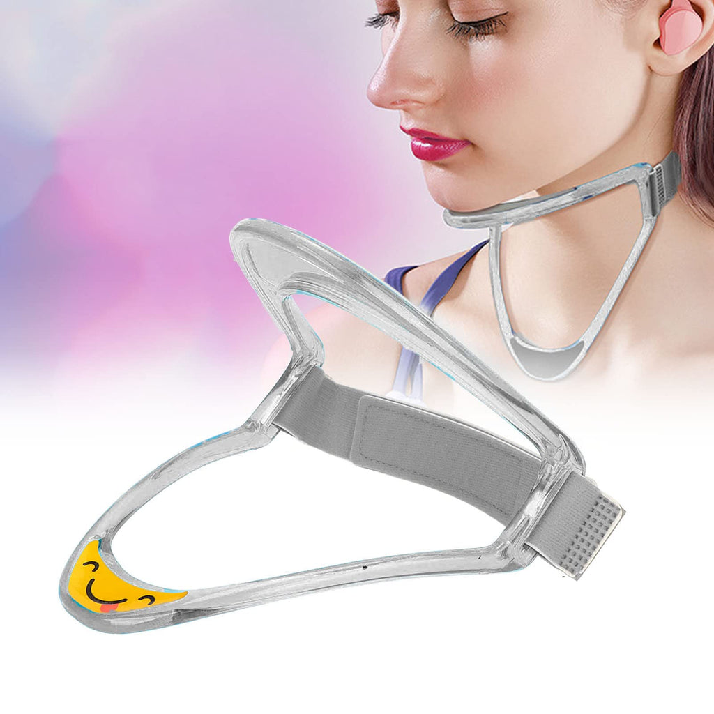 Neck Support Brace, Cervical Collar Pain Relief Neck Traction Stretcher for Home Office, Neck precorcation Correction(Transparent) Transparent - NewNest Australia