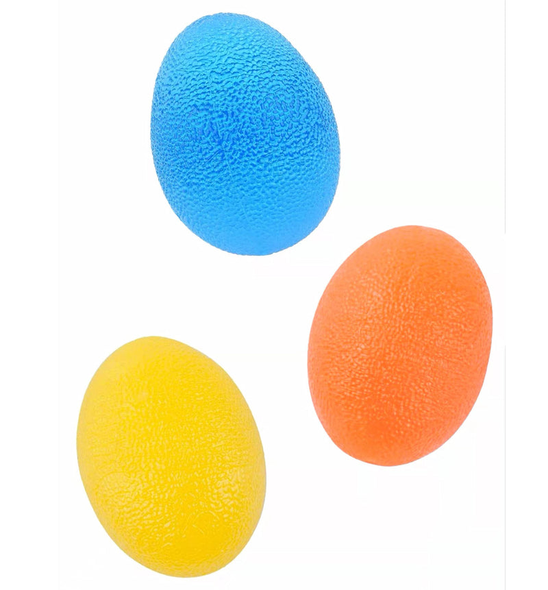 GaoBangM Gel Hand Balls, Hand Therapy Squeeze Exercise Stress Balls Finger Wrist for Arthritis Hand, Finger, Grip Strengthen and Stress Relief 3 Pcs - NewNest Australia