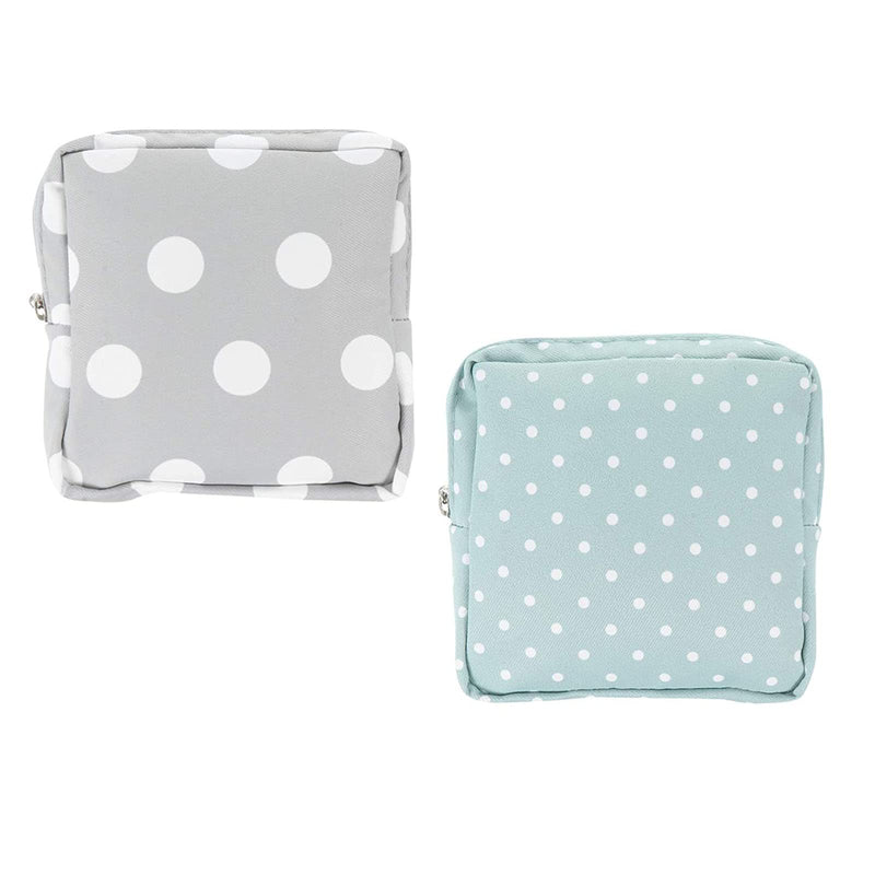 2 Pack Sanitary Napkin Storage Bag Portable Period Bags Cotton Cloth Portable Sanitary Napkin Pads Storage Bags Tampon Storage Bag for Teen Girls Women Ladies - NewNest Australia