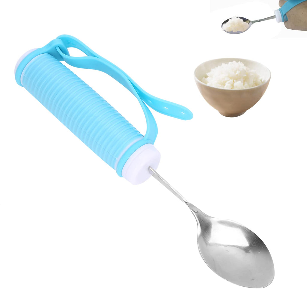 Eating Aids Fork, Elderly Auxiliary Adaptive Eating Tableware Spoon Fork Disabled Eating Aids Flexible Disabled Assistive Equipment Anti‑Slip Eating Spoon Tool Hand Grip Rotating Eating Fork - NewNest Australia