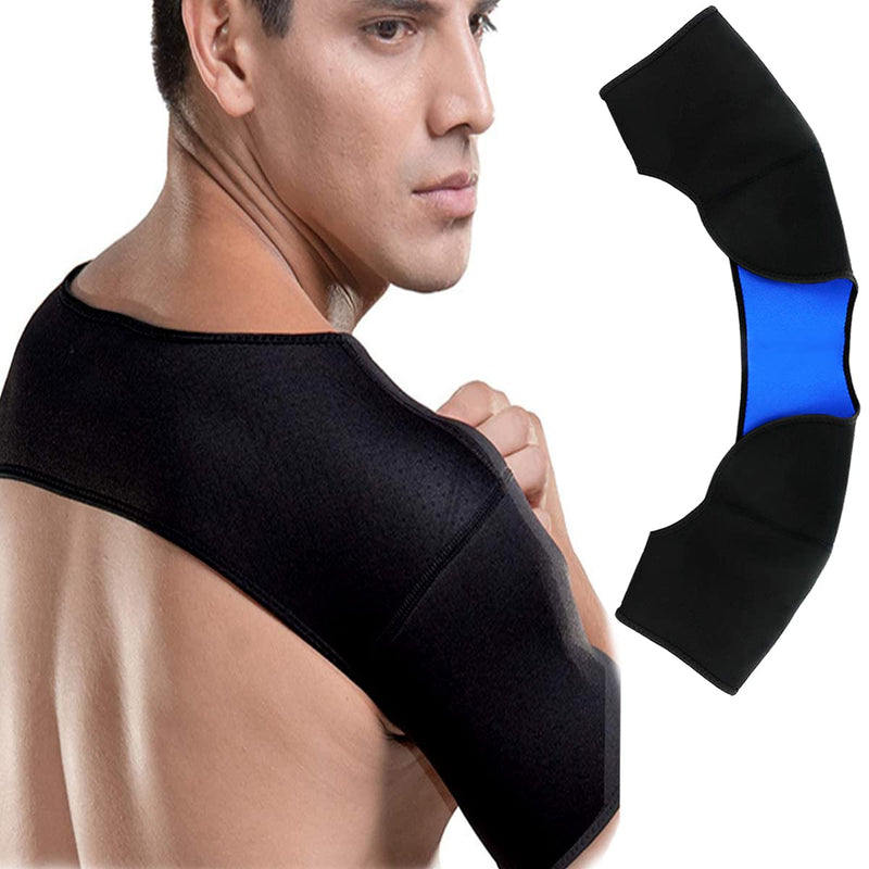 Double Shoulder Brace Warm Support Protector Shoulder Strap Brace for Sleeping Outdoor Lifting Sports, Relieve Chronic Tendinitis Pain, Breathable Sports Protective Gear (XL) XL - NewNest Australia