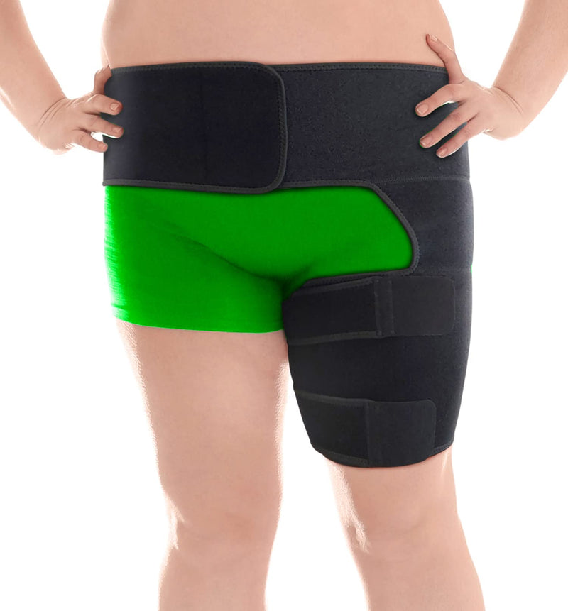 Hip Brace Thigh Compression Sleeve – Plus Size Hamstring Compression Sleeve & Groin Compression Wrap for Hip Pain Relief. Support Hip Replacement Sciatica Pain Relief (X-Large, LEFT) X-Large - NewNest Australia
