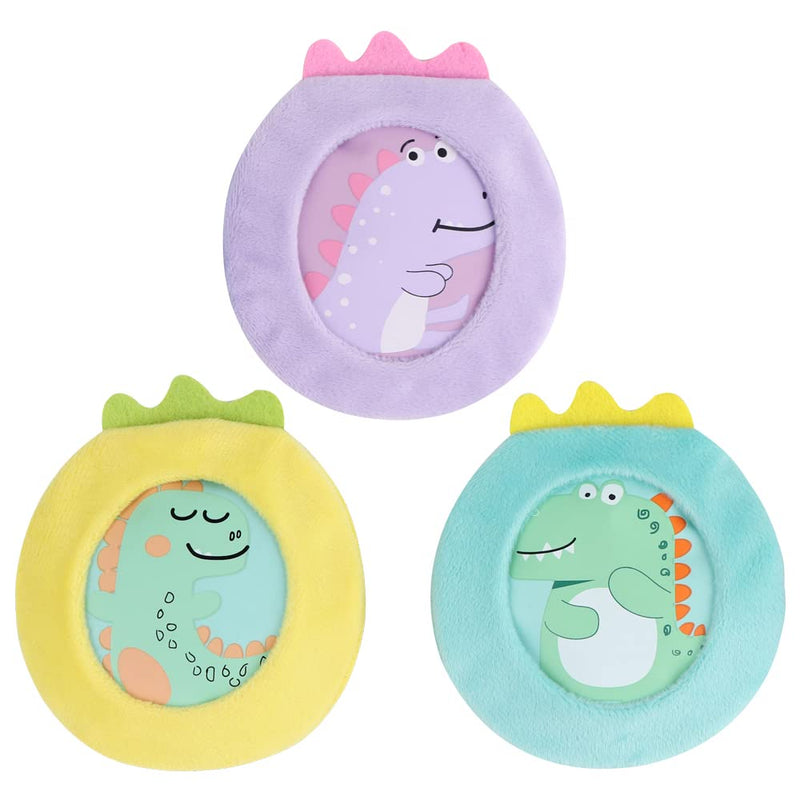 Hilph Kids Ice Pack Cold Compress for Injuries, 3 Nylon Child Ice Pack with Soft Sleeve Soothing Bumps Ice Packs Cool Packs for Pain Relief, First Aid, Headache, Cuts & Insect C-3 Cute Dinosaurs - NewNest Australia