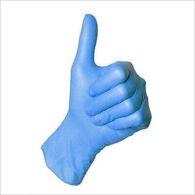 Gen-X Nitrile Gloves (Medium, 100 Count), Strong & Flexible, Food Safe Blue Gloves, Non-Sterile, Powder & Latex Free Gloves, Finger Textured Thick Disposable Gloves for Tools, Devices & More - NewNest Australia