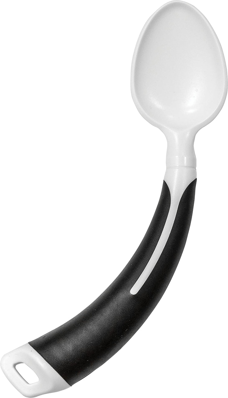 Aidapt Curved/Angled Spoon (Right Handed) for use by The Elderly, Those with a Poor Grip or Limited Wrist Movement and Those Suffering with Parkinson's Disease and Arthritis. More Comfortable Dining - NewNest Australia