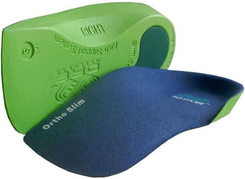 OR8 3/4 Length Slim Fit Insoles Arch Support Shoe Boot Inserts Orthotic Foot Supports Insole Flat Feet Insert and Low Arches High-Density Women Men (S 5-6.5) S 5-6.5 - NewNest Australia