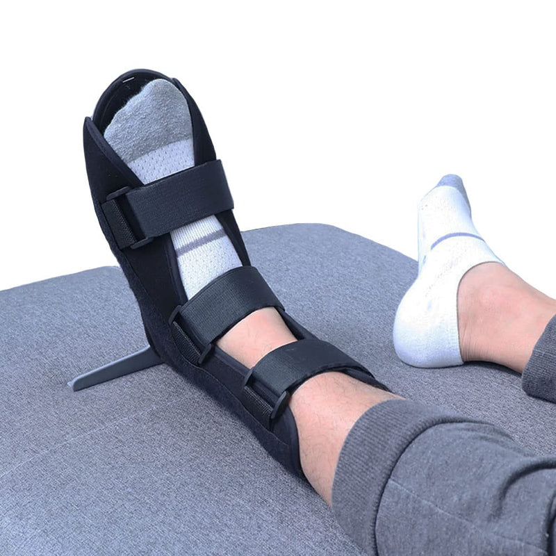IBLUELOVER Drop Foot Night Splint Foot Drop Support boot Corrector Ankle fracture fixation Ankle Orthosis Stabilizer for Plantar Fasciitis Tendonitis, Broken Achilles Tendon,1pc Fit Left Right foot - NewNest Australia