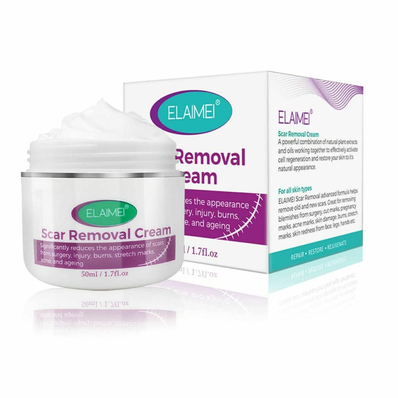 Scar Removal Cream New & Appearance of Old Scars Surgery, Stretch Marks, Acne, Burns & Injuries Face or Body, Working for Removing Scars and Strech Mark for Pregnancy - NewNest Australia