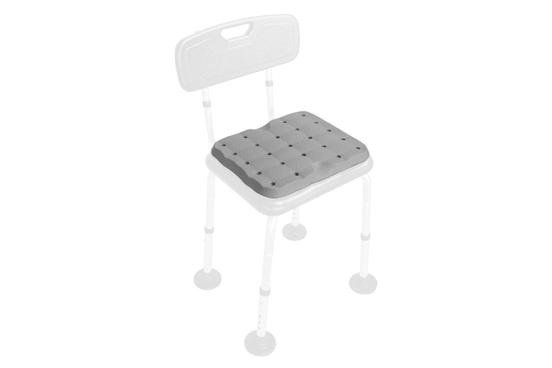 KMINA - Shower Chair Cushion (15.5"x12.5"x1.3", Stool Not Included), Bath Seat Cushion Adult, Shower Seat Cushion Waterproof, Kneeling Pads for Gardening, 100% Waterproof Foam - Made in Europe - NewNest Australia