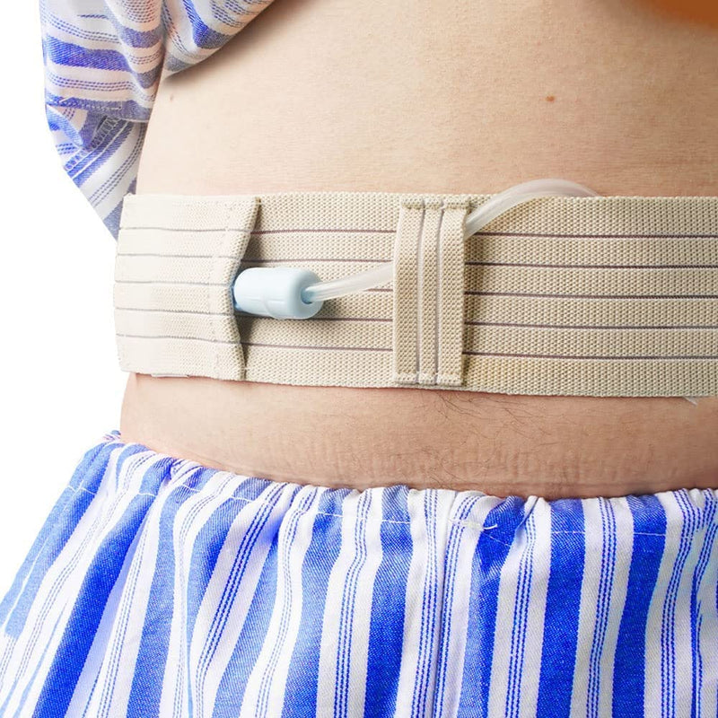 Peritoneal Dialysis Catheter Belt - 2 Pack G Tube Holder for Men and Women - Abdominal Dialysis Belt for PD,G,PEG,J Tube Fixed - Dialysis Accessories(Large) large - NewNest Australia