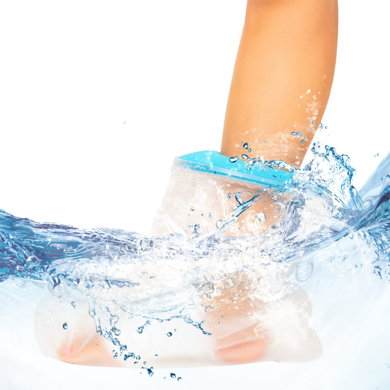 Waterproof Foot Cast Cover for Shower: Cast and Bandage Protector for Bathing, Plaster Cast Cover Clear Cast and Dressing, Reusable Watertight Protection Dry for Broken Foot, Ankle - NewNest Australia