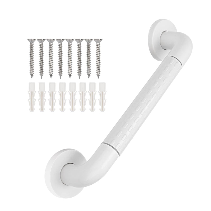 supregear Bathroom Grab Bar Rail, 40 cm Non-Slip ABS 304 Stainless Steel Bathroom Handle Balance Grab Bar for Elderly Children Bathtub Toilet Bedroom, Concealed Screw Wall Mounted - NewNest Australia