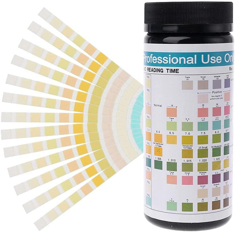 BODYA 100 Strips URS-10T Urinalysis Reagent Strips 10 Parameters Urine ...