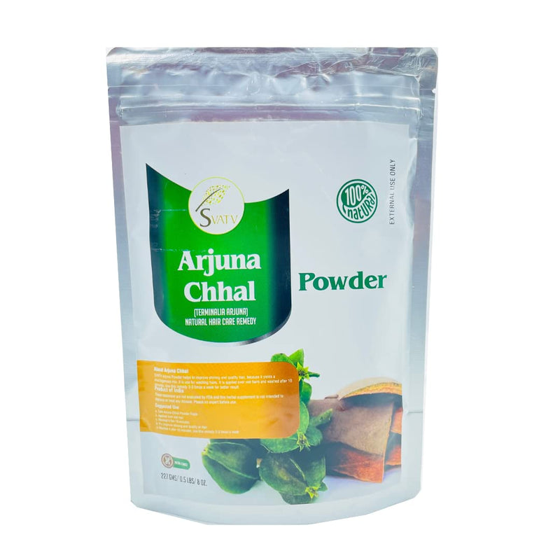 SVATV Arjuna (Terminalia Arjuna) | Antioxidant | Good For Healthy Skin | Improves The Moisture Content | No Added Artificial Flavours. No Chemical preservatives | Size - 227g, Half Pound - NewNest Australia