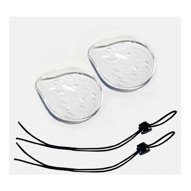 DADADEFEIJI 2 Pcs Porous Transparent Eye Mask Ventilation Transparent Eye Mask Plastic Eye Mask with Telescopic Rope Porous Breathable Eye Patch - NewNest Australia