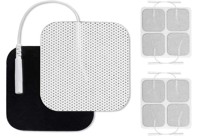 VYTALINE TENS Machine electrodes Pads 5x5cm, 8pcs Latex-Free TENS Electrode Pads Patches with Upgraded Self-Stick Performance and Non-Irritating Design for Electrotherapy (8) 8 - NewNest Australia
