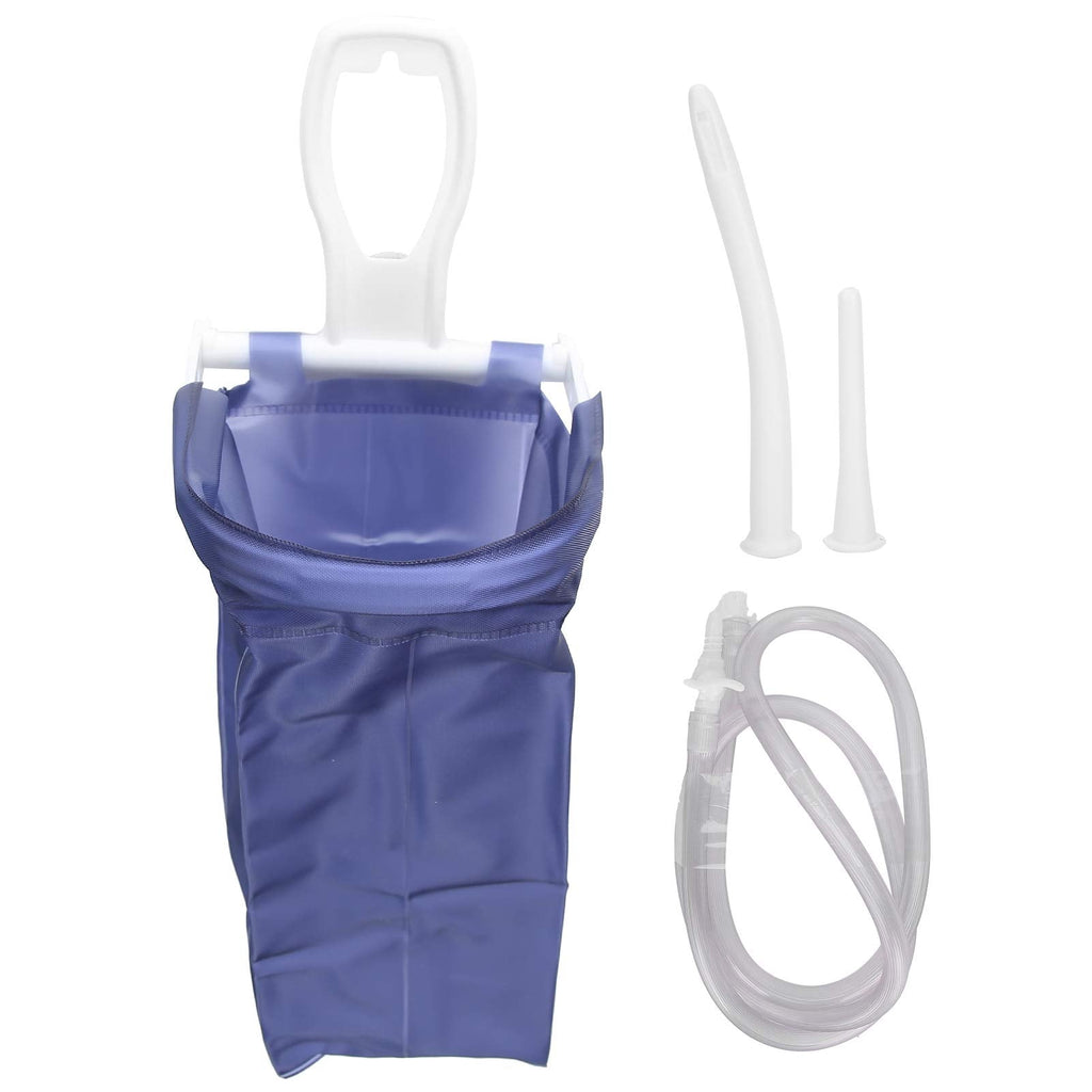 1.6L Enema Bag Unisex Men Women Home Folding Colon Cleansing Bag Hose Tips Set Coffee Enema Bag Cleansing Detox Enemas Colon Water Cleansing Bag Kit - NewNest Australia