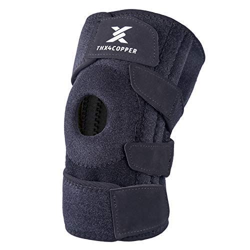 Thx4COPPER Knee Brace Support, Open Patella Side Stabilizers – for Meniscus Injuries, Swollen ACL, Tendonitis, Arthritis, Joint Pain Relief with Adjustable Compression Wrap,XXL XXL - NewNest Australia