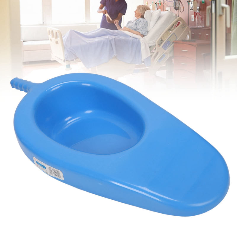 Portable Bedpan, Large Plastic Bed Pan with Handle for Paralytic Patients Pregnant Woman Elderly Potty Nursing Care - 10 Degree Slope Design, Strong Load Bearing - NewNest Australia