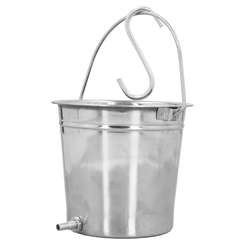 2L Enema Bucket Kit Stainless Steel Bucke with Silicone Tubing Nozzle Tips Storage Bag Stainless Steel Coffee Milk Barrel Coffee Enema Bucket Kit for Home Use Colon Detox Cleanse Enemas - NewNest Australia