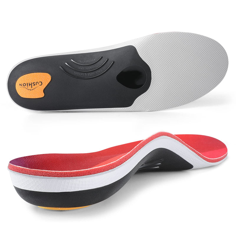 PCSsole Arch Support Insoles, Plantar Fasciitis Insoles for Flat Feet, Orthotic Inserts for Heel Pain, Metatarsalgia, Pronation, Foot Pain Relief for Men and Women Men(8.5-9)280mm - NewNest Australia