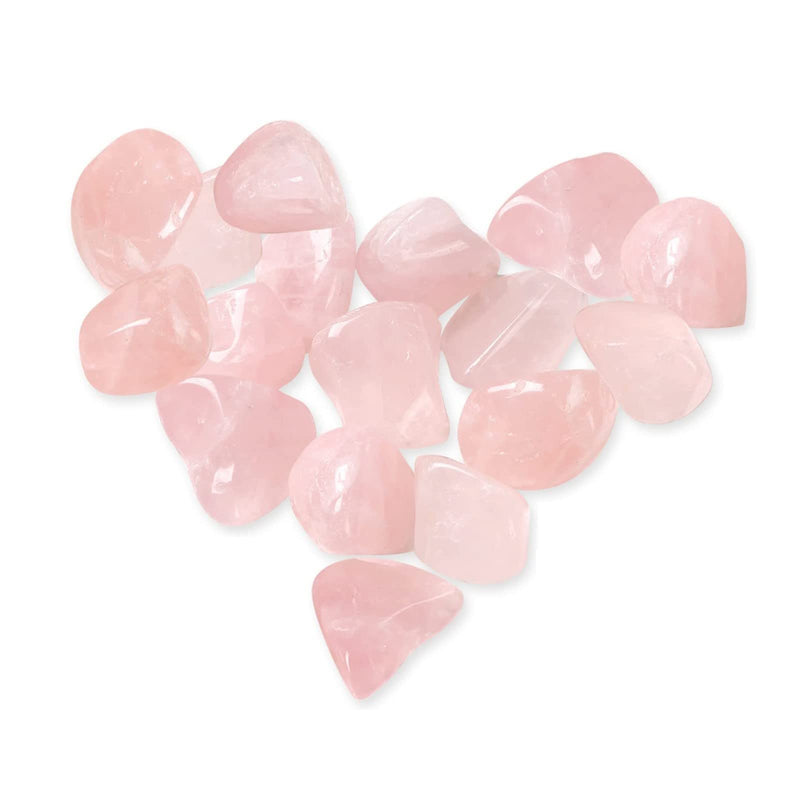 Natural Polished Rose Quartz Crystals Pink Rose Quartz Crystal Tumbled Stones Crystal Chip Rose Quartz Stones Bulk Crystals and Gemstones for Jewelry Making, Wicca, Reiki Healing Crystals - NewNest Australia