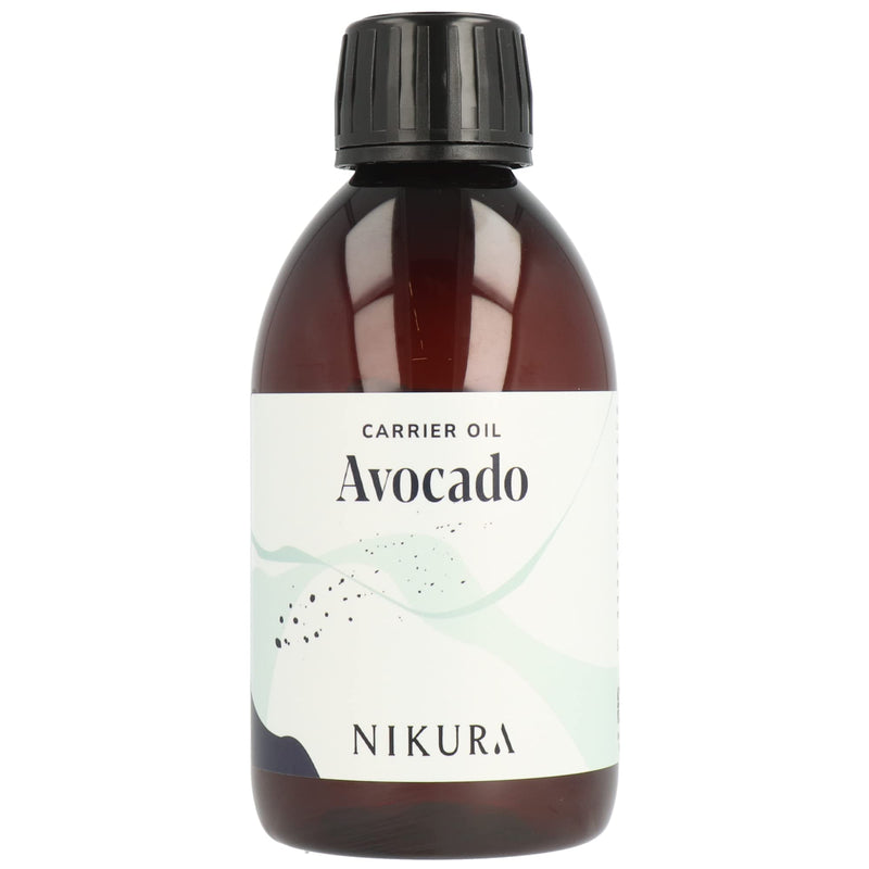 Nikura Avocado Oil Refined - 250ml | For Hair, Skin | 100% Pure | Perfect for Natural Moisturiser & Conditioner, Hair Mask, Body Oil | Vegan & UK Made 250 ml (Pack of 1) - NewNest Australia