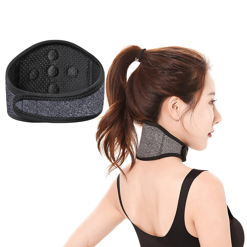 IBLUELOVER Neck Support Brace Self Heating Magnetic Neck Pad Thermal Cervical Collar Compression Adjustable Neck Protector Guard for Women Men Elderly Relieves Pain and Pressure Stiffness Relief - NewNest Australia