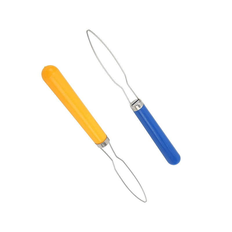 DHinkyoung 2 Pcs Button Hooks One Hand Buttons Aids Bright Dressing Aid Device Tool Button Assist Devices with Comfort Grip Handle for Arthritis, Independent Living(Random Colors) - NewNest Australia