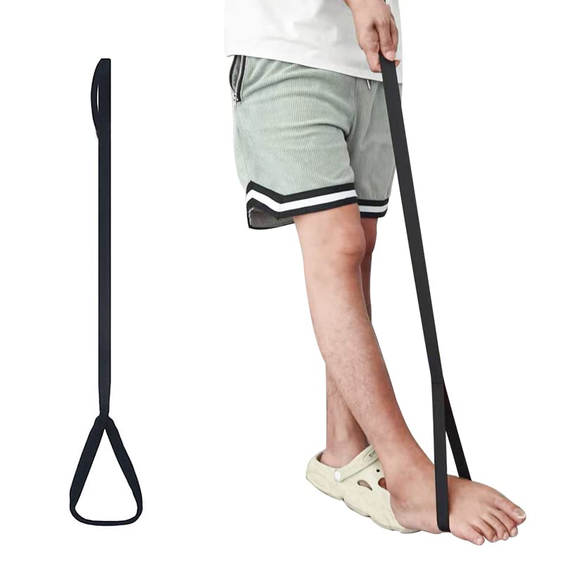 45 Inch Long Leg Lifter Strap,Polyester Durable Handgrip and Foot Loop, Great for Wheelchair, Hip and Knee Surgery Recovery Aids，Portable Disability Thigh Lift Aid - NewNest Australia