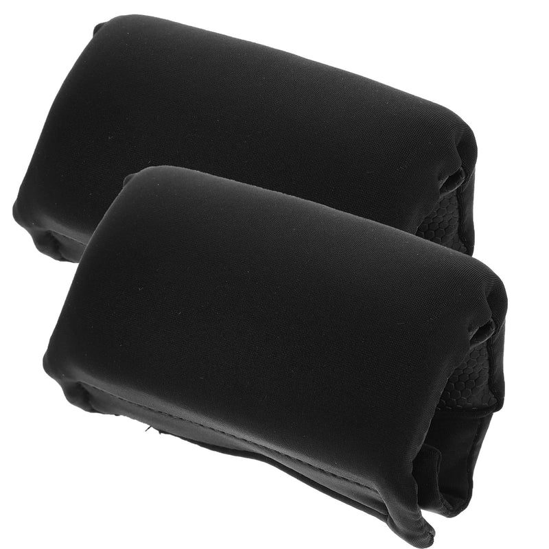 Healvian 2pcs Black Walker Grips Padded Hand Covers Soft Cushion Padding for Folding Rolling Wheelchair Rollator Handle Senior Elderly Grippers Crutch Handle Pads Mobility Aid Hand Cushion - NewNest Australia