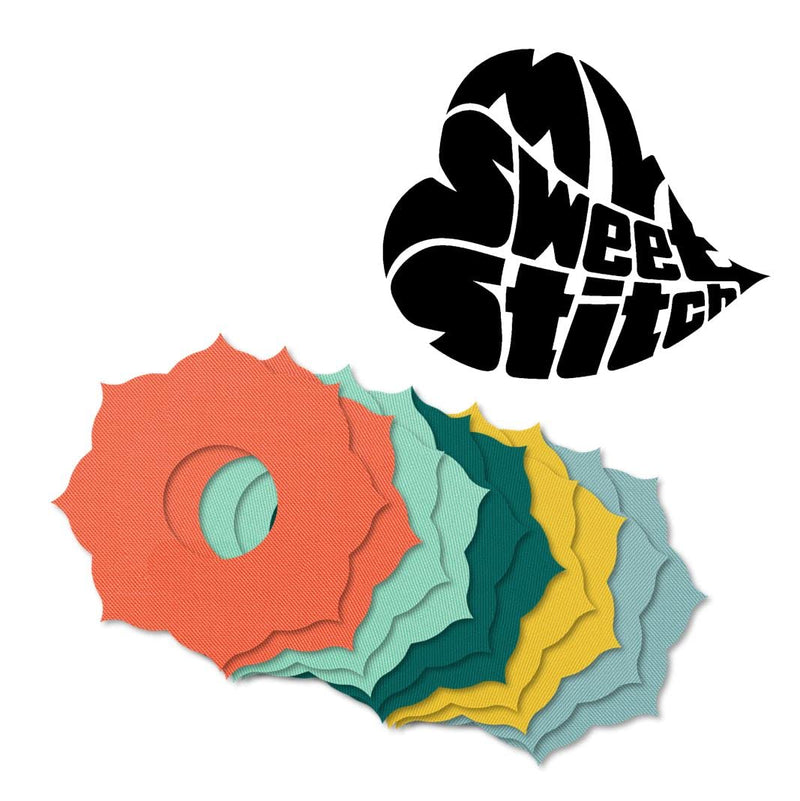 MySweetStitch | Patch for Freestyle Libre 3 Sensor Waterproof, Breathable and Skin-Friendly (10 Pieces) Mandala | Made in Germany | Outer Ø 65mm, Inner Ø 20mm | Pastel 10 piece - NewNest Australia