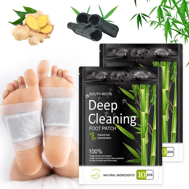 Detox Foot Patches 20 Pcs Detox Foot Pads,Foot Detox Pads to Remove Toxins Deep Cleansing,100% Natural,for Stress Relief,Sleep Aid, Enhance Blood Circulation - NewNest Australia