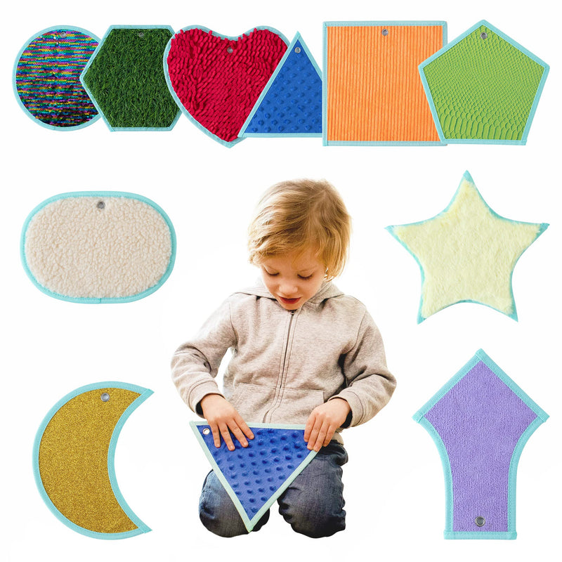 Sensory Mats for Autistic Children | Sensory Tiles for Kids | Sensory Wall Panel | Multi-Sensory Exploration | Sensory Toys | Sensory Room Equipment | Sensory Disorder Toys for Tactile Play Shapes - NewNest Australia