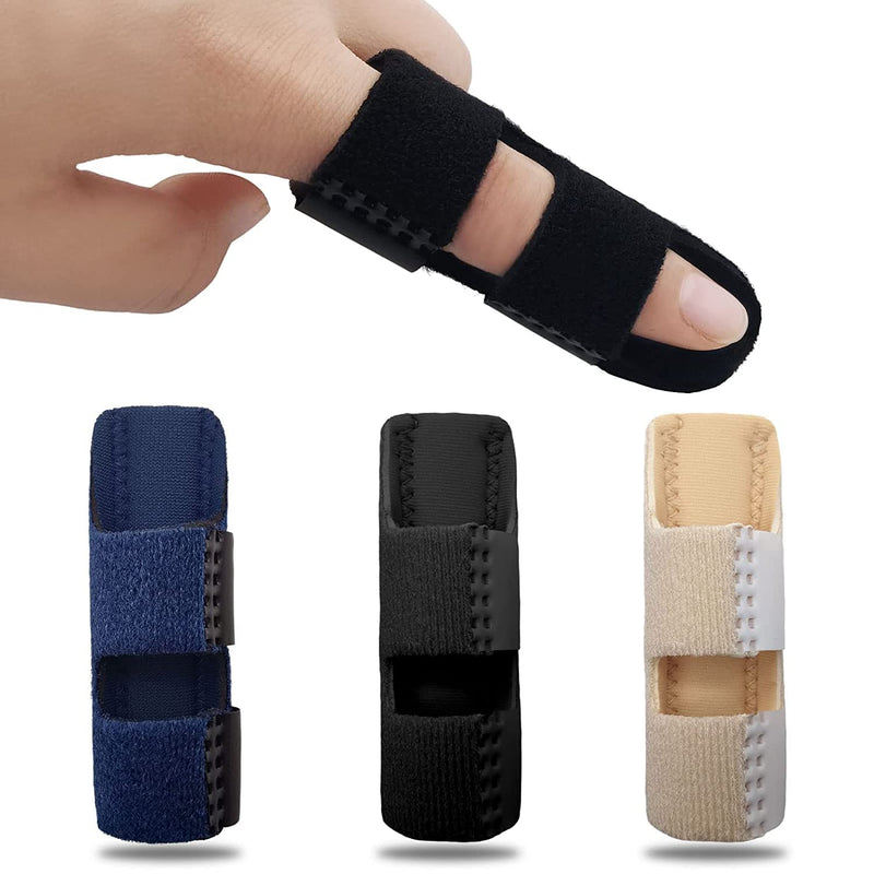BLMHTWO 3 Pcs Finger Splints Adjustable Trigger Finger Splint Finger Brace Finger Support Trigger Finger Brace for Trigger Mallet Broken Knuckle Immobilization Straightening Best Fit for All Fingers - NewNest Australia