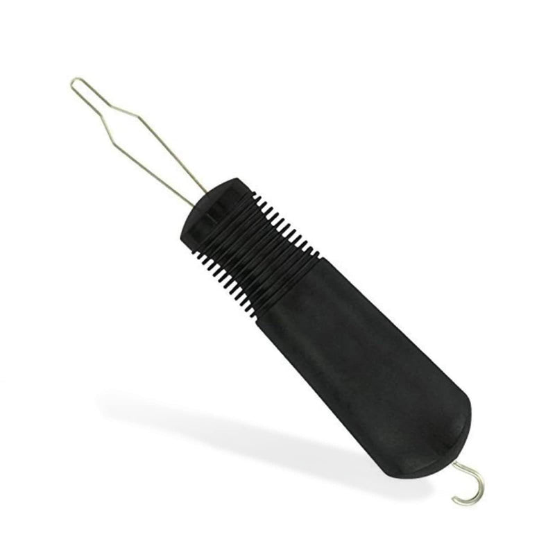 TSHAOUN Button Hook & Zipper Pull, Zipper Pull Helper, Easy Grip Button Hook & Clothes Zip Puller, Dress Clothes Tool, Button Shirts Aid, One Hand, Disability, Handicapped and Seniors (Black) Black - NewNest Australia